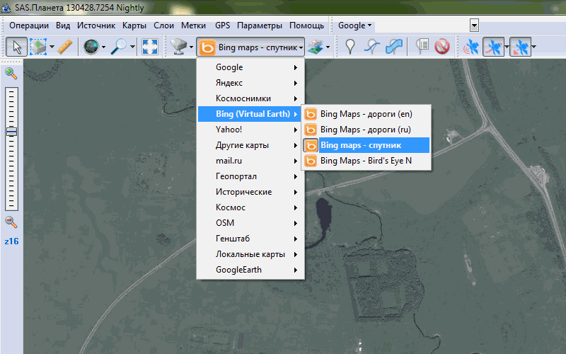 спутниковые карты для oziexplorer
